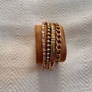 Victoria Emerson Gold Bracelet Set